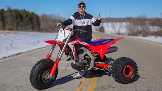 The New CRF 450 Three Wheeler Worth 14000 [upl. by Nolahs]