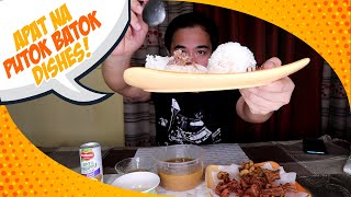 PUTOK BATOK Pinoy Mukbang ng Batangas Goto Pork Rebusado Chicken Skin at Chicharong Bulaklak [upl. by Bromley246]