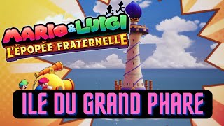 SOLUCE ILE DU GRAND PHARE de la Mer Rocheuse dans MARIO ET LUIGI  Lépopée fraternelle [upl. by Dituri]