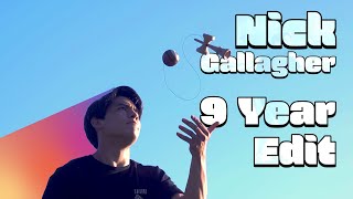 Nick Gallagher 9 Year Kendama Edit [upl. by Akirej]