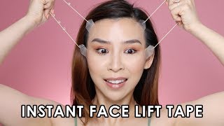 Instant Face Lift Tape  Does it work [upl. by Gavrah426]