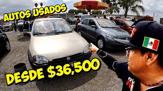 AUTOS USADOS desde 36500 cotiza el tullo tianguis de AUTOS de segunda el llano en venta de Carpio [upl. by Ardeid206]