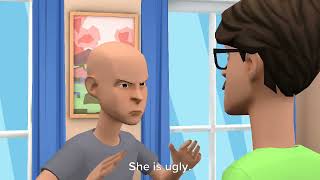 Classic Caillou Calls Baby UglyCody CryGrounded [upl. by Runkel]