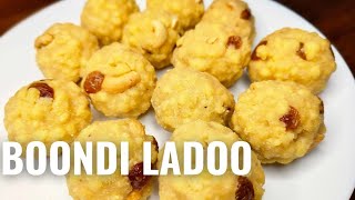 Boondi Ladoo Recipe  Diwali Special Boondi Ladoo [upl. by Cirdor]