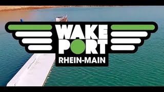 Wake Port  cool wakeboarding site with beach in Raunheim [upl. by Redman266]