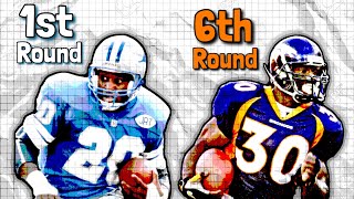 Who’s the Best RB by Round in NFL Draft History [upl. by Thorfinn]