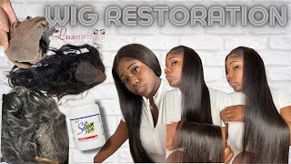 HOW TO REVIVE amp BOIL A HUMAN HAIR WIG WITH SILICONE MIX [upl. by Iralam]