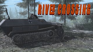 Call to Arms  Gates of Hell Ostfront  AI Ambient Battle  River Crossing [upl. by Carmon]