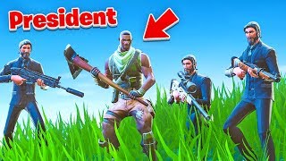 Protecting the Default President in Fortnite [upl. by Ttereve]