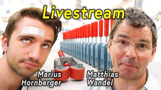 Homemade Edge Clamps  Live Reaction with Matthias Wandel [upl. by Sarazen]