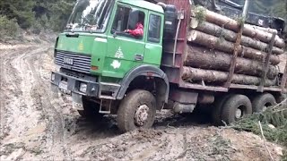 Iveco 6x6 Holztransporter [upl. by Rumney]