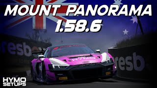 Mount Panorama Hotlap  SETUP  1586  Audi R8 LMS EVO II  Assetto Corsa Competizione v195 [upl. by Marie]