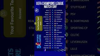 Uefa Champions League 202425 Match Day realmadrid barcelona manchestercity bayernmunich uefa [upl. by Rexanne]