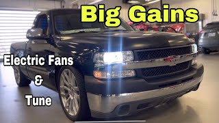 UNLOCKING POWER W Electric Fans amp A Tune  Silverado 53 Cammed Bolt Ons [upl. by Ecreip414]