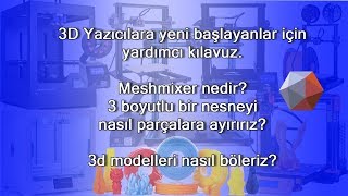 Meshmixer İle 3d Model Bölme İşlemi  Meshmixer Kullanımı [upl. by Ris918]