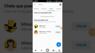 Como crear un grupo en messenger [upl. by Inot]