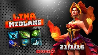 SAY GOODBYE TO OD MIDLANE  DotA 2  Lina [upl. by Duck]