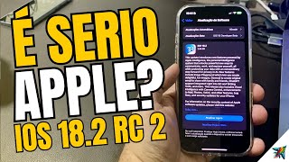 É SERIO ISSO APPLE IOS 182 RC2 [upl. by Eivi]