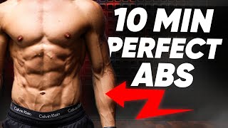 10 MIN PERFECT ABS WORKOUT RESULTS GUARANTEED [upl. by Rochell]