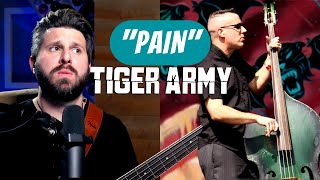 THIS is Psychobilly Im HOOKED Bass Teacher REACTS to quotPainquot by Tiger Army [upl. by Jade178]