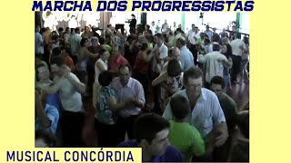 MARCHA DOS PROGRESSISTASMUSICAL CONCÓRDIA [upl. by Anilemrac]