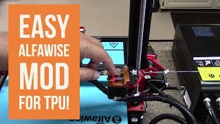 Gearbest Alfawise U20  Easy Modification to Print TPU [upl. by Ennaeel672]