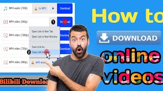 How to Download Online Videos  onlinevideodownload bilibili videodownloader downloadvideos [upl. by Orimlede]