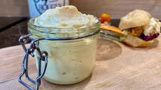 Mayonnaise Sans OEUFS CRUS🥚‼️ oui cest possible  simple rapide et onctueuse 👩‍🍳👨‍🍳 [upl. by Watt]