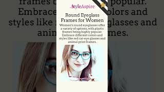 Stylish Round Eyeglass Frames for Women [upl. by Sikorski298]