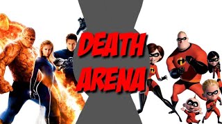 Fantastic Four VS Incredibles Marvel VS Pixar  DEATH ARENA [upl. by Aynotan213]