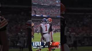 Malik Nabers INSANE catch against Cleveland Browns [upl. by Mhoj966]