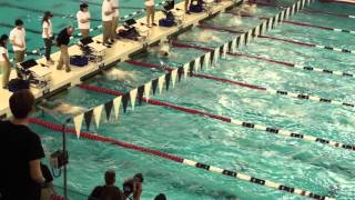 100 yard Breastroke Final Ivy League Championships 2016 [upl. by Ennairoc]