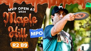 2024 MVP Open  MPO R2B9  Mcbeth Buhr Robinson Wysocki  Jomez Disc Golf [upl. by Reifel]