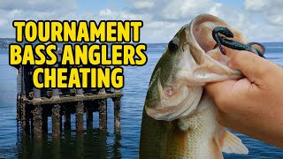 EXPOSED Bass Fishing CHEATERS Caught Stringing Bass to Barge Slip [upl. by Naol]