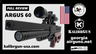 Kalibrgun ARGUS 60 Full Review a Top PCP Bullpup for Pellets or Slugs [upl. by Kristan]