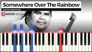 Somewhere Over The Rainbow  Israel Kamakawiwoole  Piano Tutorial [upl. by Devinne553]