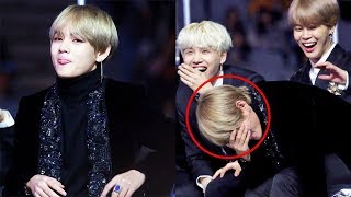 Taehyung LOL Reaction When He Got Nominated for an Award 😂 [upl. by Giulio]