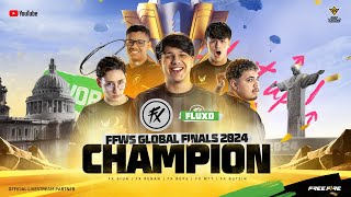 EN FFWS Global Finals 2024  Grand Final FLUXO won the LAST SHOT to become the Champion [upl. by Otrebmal]