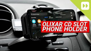 How to use your car CD slot as a smartphone holder [upl. by Yztim]