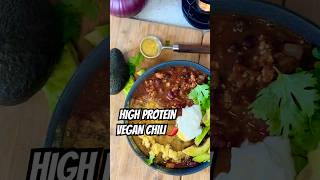 🔥This Protein Packed Vegan Chili Changed My Life recipes veganrecipe shorts plantbased [upl. by Irakab]