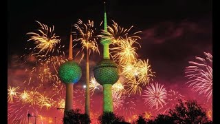 Kuwait Fireworks Hala Feb 2023 [upl. by Diandra862]