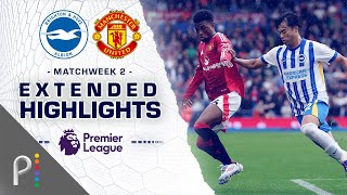 Brighton v Manchester United  PREMIER LEAGUE HIGHLIGHTS  8242024  NBC Sports [upl. by Noella]