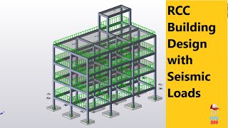 Complete RCC Building Design with Seismic Load in Tekla Structural Designer [upl. by Tabbitha]