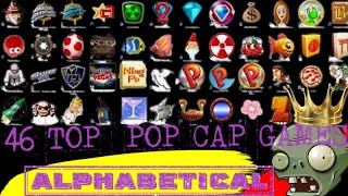 quotTOP 40quot Pop Cap Classic Games Alphabetical 1080p 60Fps [upl. by Anna-Maria]