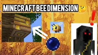 Minecraft bee dimension🤔👻🐝subscribe gamingGhostPlayerOfficial [upl. by Yaj898]