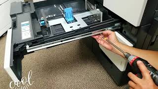 Konica Minolta Bizhub C754e cassette removal [upl. by Hyman]