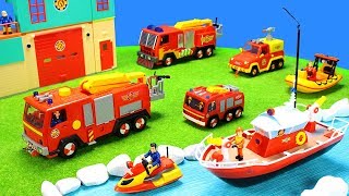 Feuerwehrmann Sam Feuerwehrautos Bestes Feuerwehr Spielzeug Set für Kinder [upl. by Annanhoj]