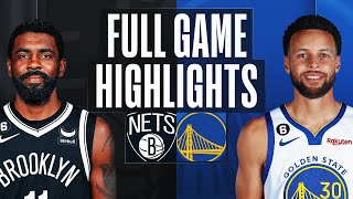 NETS at WARRIORS  FULL GAME HIGHLIGHTS  January 22 2023 [upl. by Aneer]