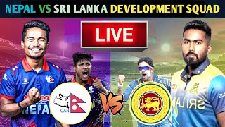 Nepal vs Sri Lanka Development Match 3 Live  Nepal Tour of Sri Lanka  Nepal Vs SriLanka Live Score [upl. by Eatnoj]