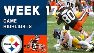 Steelers vs Browns Week 17 Highlights  NFL 2020 [upl. by Oicram163]